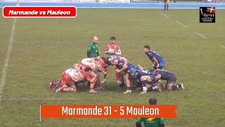 valenciennes faces intense pressure against marmande in the national 2 rugby match, showcasing thrilling plays and competitive spirit.