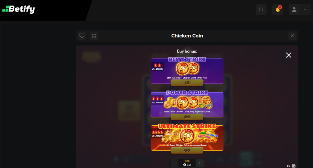 Chicken Coin Inout Games: demo and bonus casino game