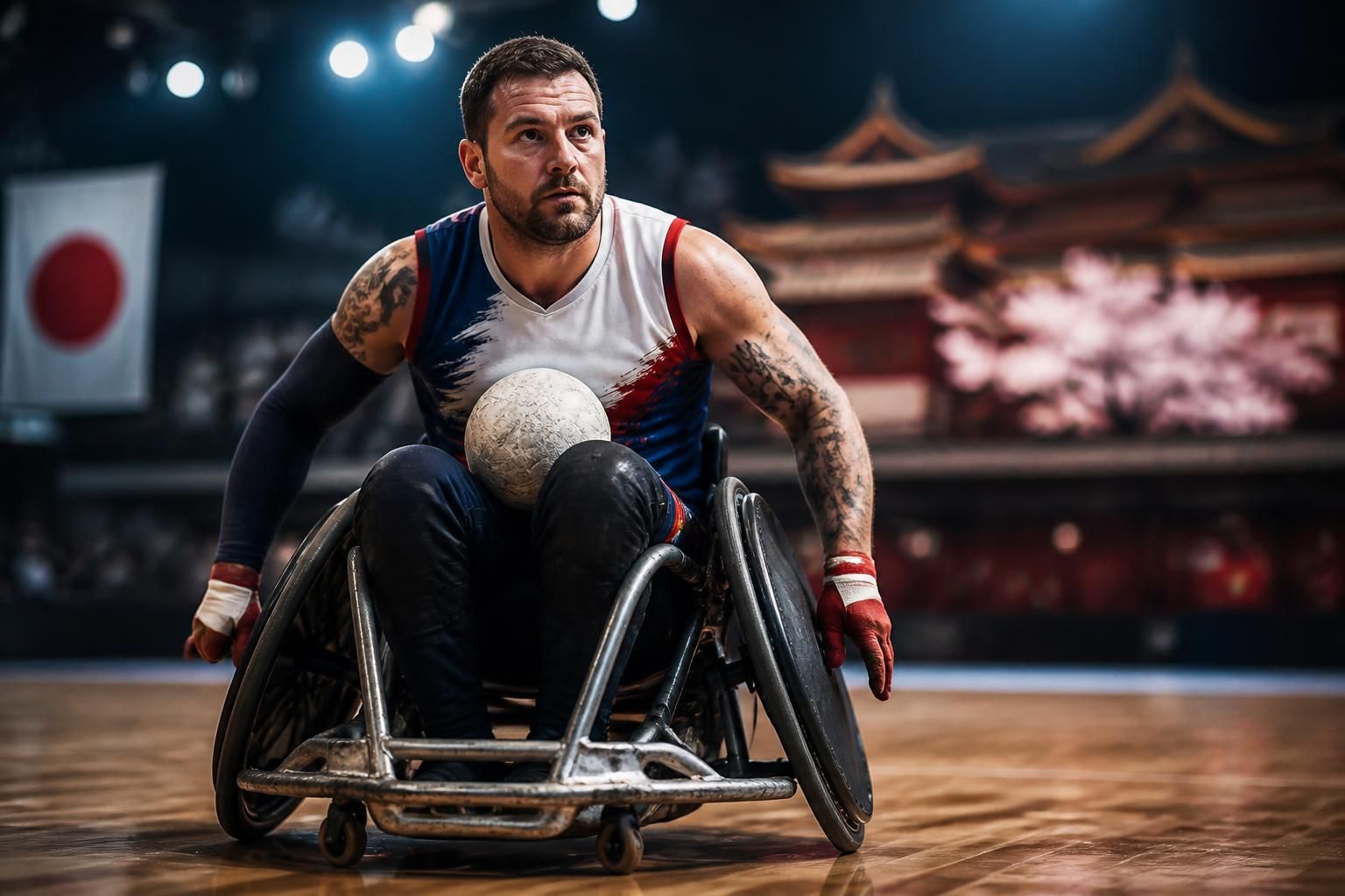 discover how a talented athlete from haut-garonne joins france's wheelchair rugby team to compete in an international tournament in japan, showcasing determination and skill.