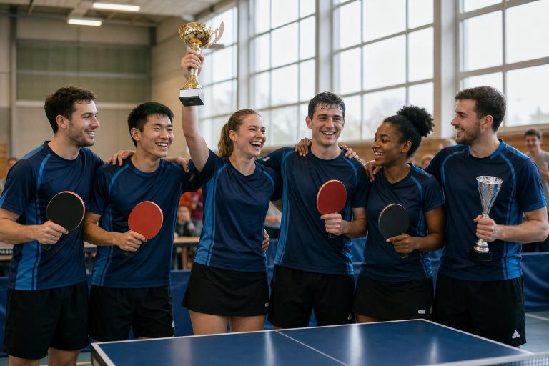 discover how breuil-magné's first table tennis team achieved an impeccable winning streak, showcasing exceptional skill and teamwork in their undefeated season.