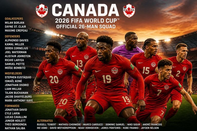 discover canada's 2026 world cup team roster and learn about the key players to watch as they prepare for the tournament.