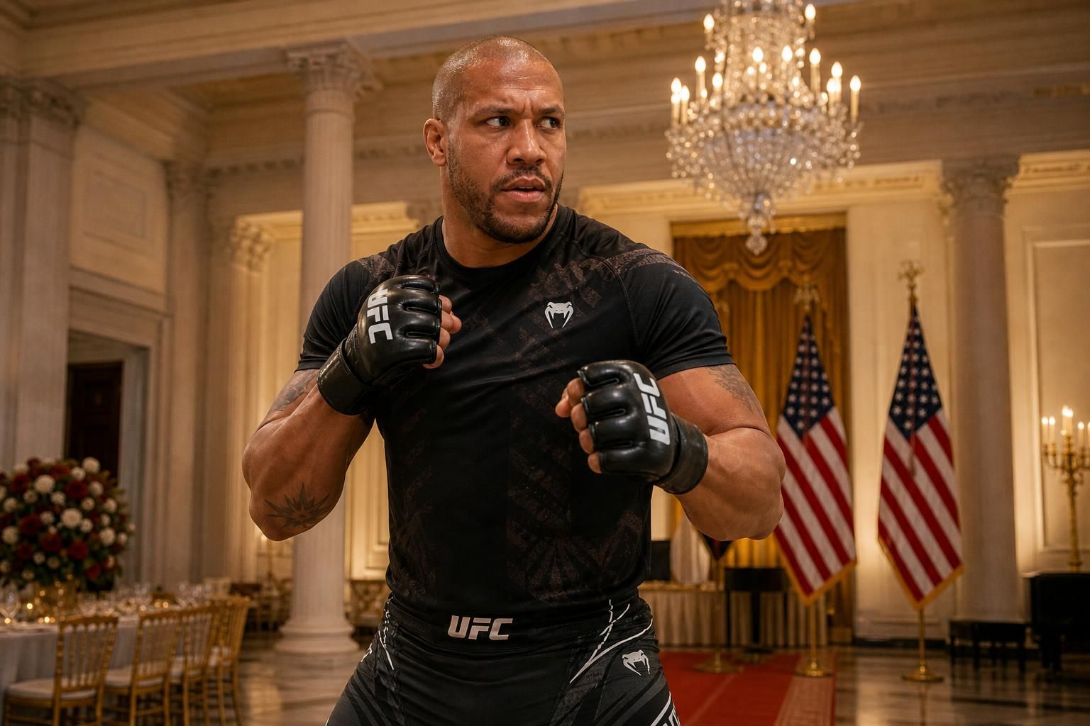ciryl gane to fight at the white house in honor of donald trump's 80th birthday celebration, stating 'i have no other choice...'. discover the full story behind this unique event.