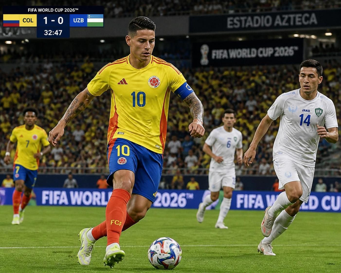discover how colombia relies on james rodríguez's world cup brilliance to make a striking start against uzbekistan in this exciting match preview.