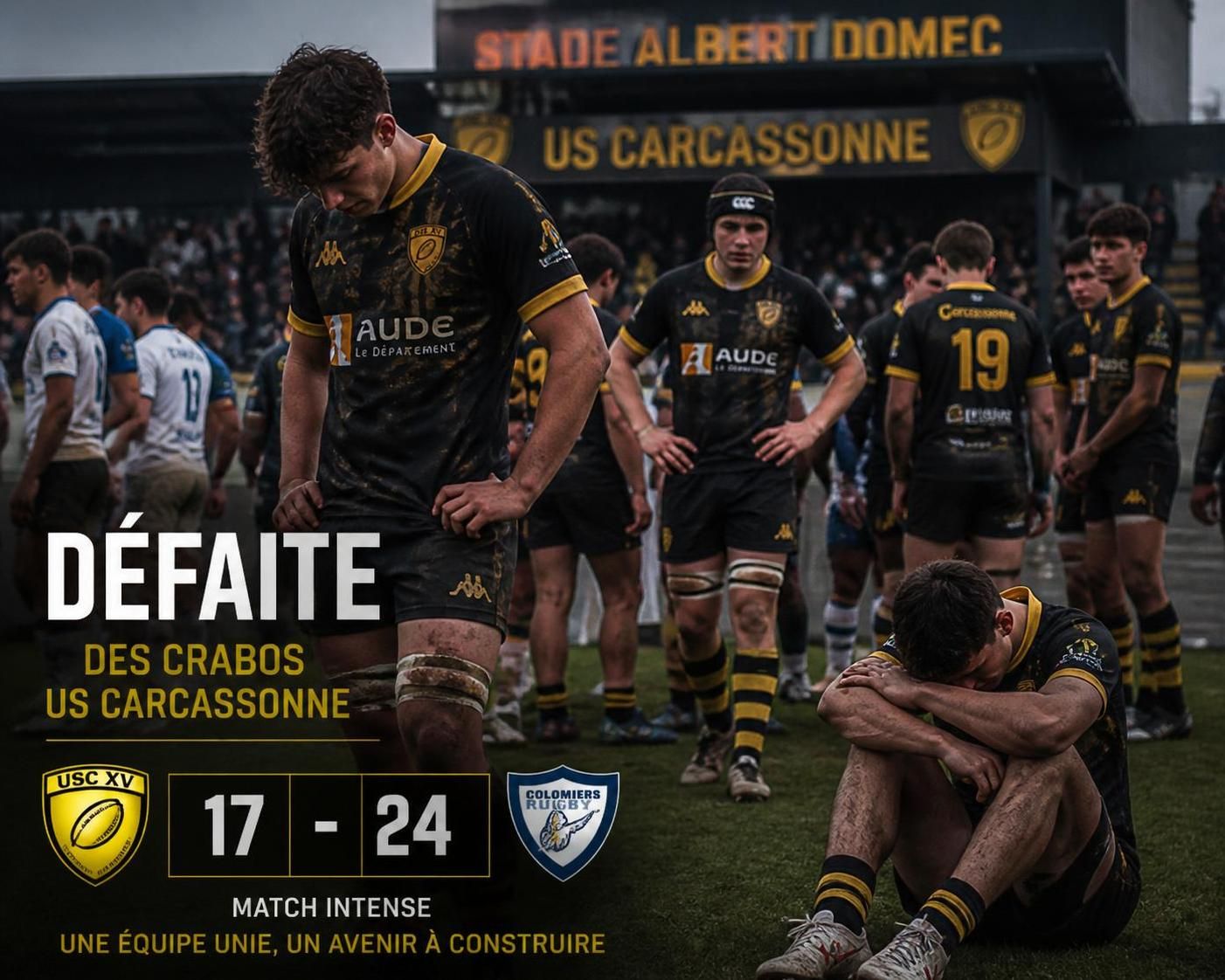 dĂ©couvrez les rĂ©sultats rĂ©cents de lâus carcassonne : une dĂ©faite des crabos et de belles performances des fĂ©minines en rugby Ă 7. toutes les derniĂšres nouvelles du club.