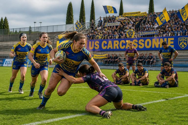 découvrez les dernières nouvelles de l'us carcassonne : défaite des crabos et performances remarquables des féminines en rugby à 7.