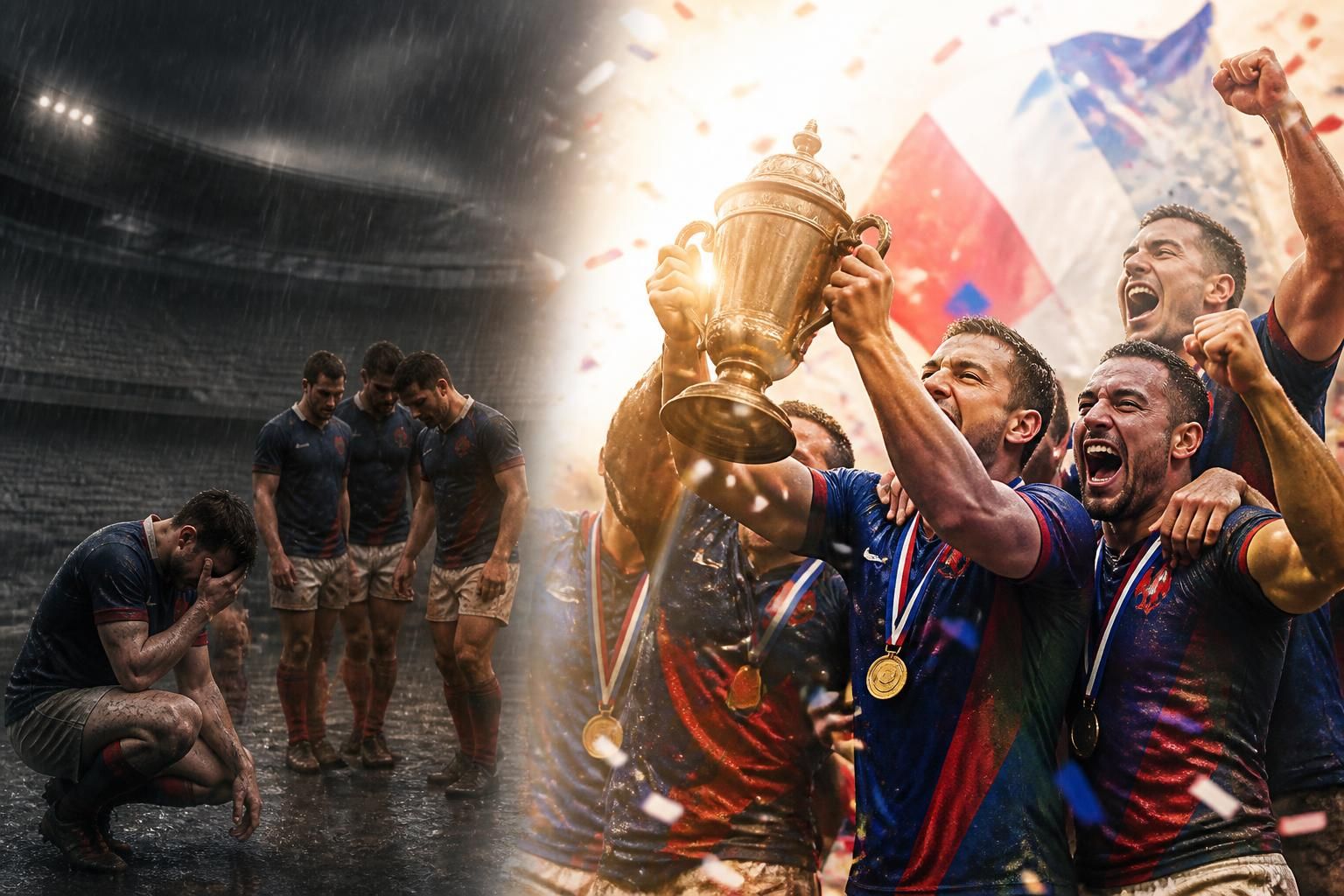 découvrez l'incroyable odyssée des u... dans le challenge de france, un récit émouvant entre défaite amère et triomphe éclatant, passant des ténèbres à la gloire.