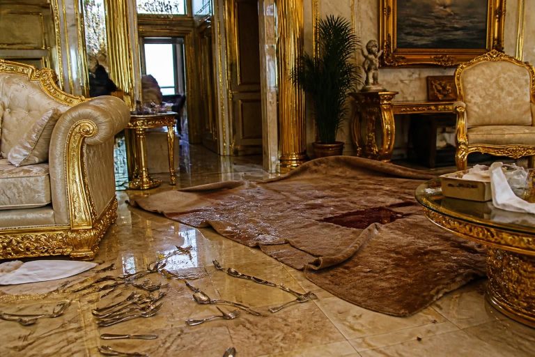 explore the intriguing story behind donald trump's gold-trimmed bonds, discarded silverware, and soaked carpets, revealing unexpected details and surprising insights.