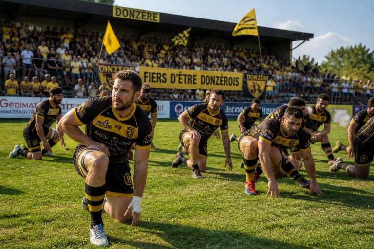 donzère rugby team, the donzérois, prepare for the exciting promotion final happening on saturday, april 18. catch all the action and support their journey to victory!