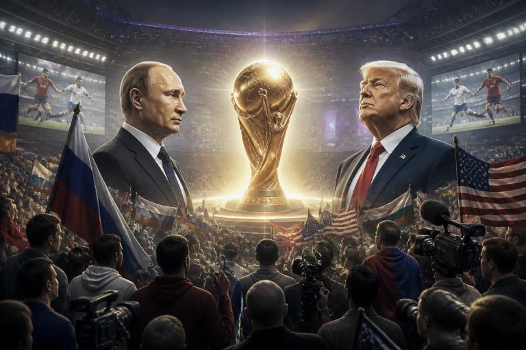 explore how global leaders like vladimir putin and donald trump use the world cup as a powerful propaganda tool to influence public opinion and advance their political agendas.