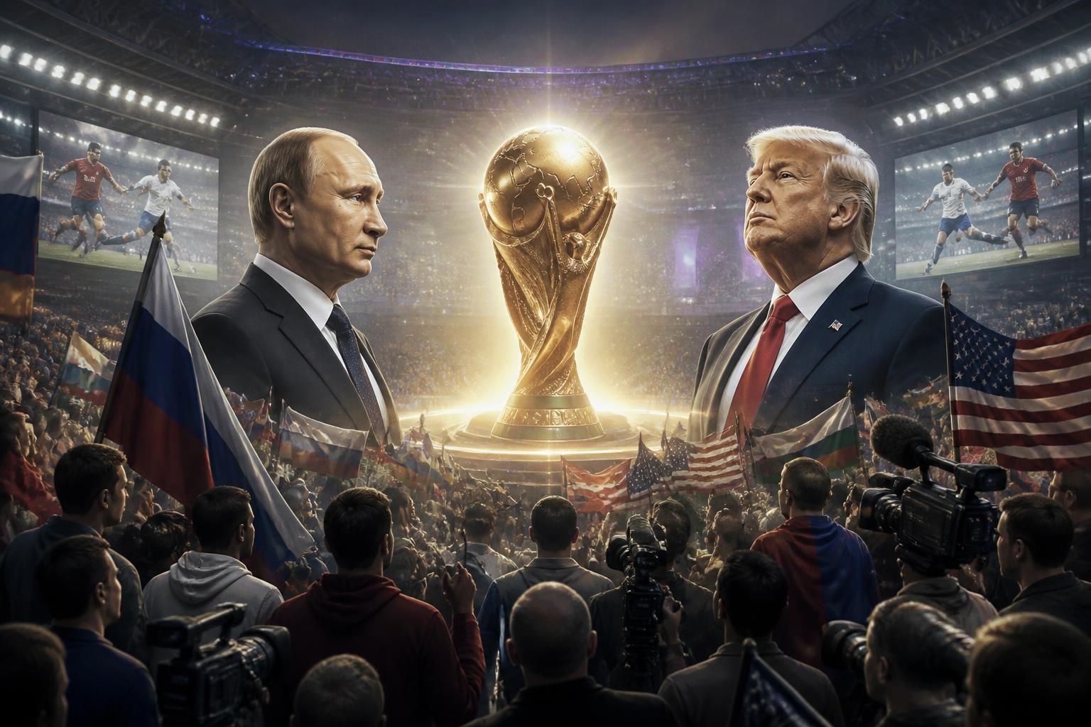 explore how global leaders like vladimir putin and donald trump use the world cup as a powerful propaganda tool to influence public opinion and advance their political agendas.