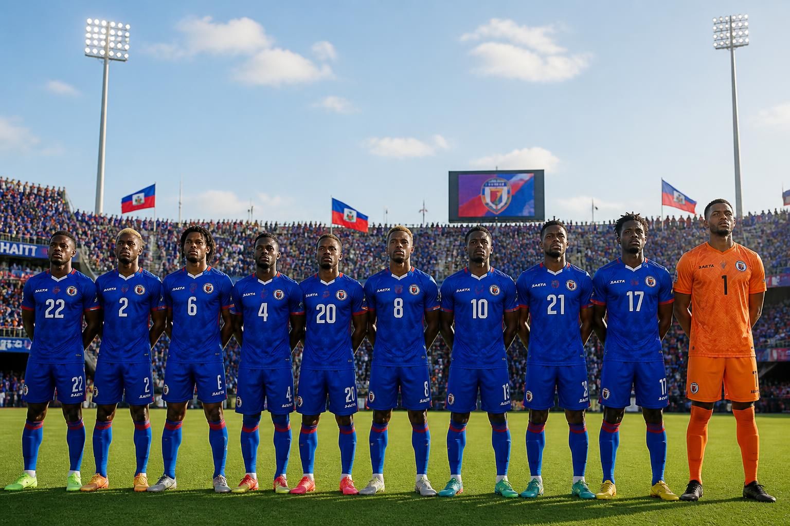 découvrez la composition officielle de l'équipe d'haïti pour la coupe du monde 2026 et suivez les préparatifs de cette équipe prometteuse.