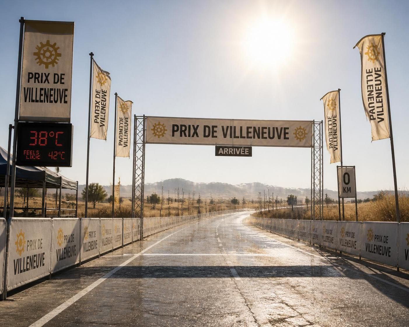 due to an intense heatwave, the prix de villeneuve event has been canceled to ensure safety and comfort for all participants and attendees.