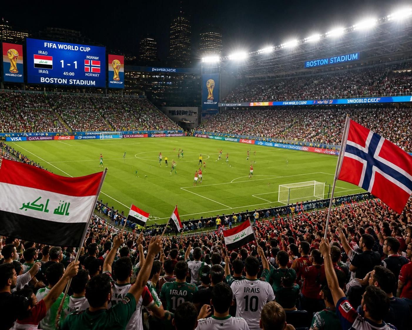 get live updates on the iraq vs. norway match at boston stadium, featuring the second game of the 2026 fifa world cup. stay informed with real-time scores and highlights.