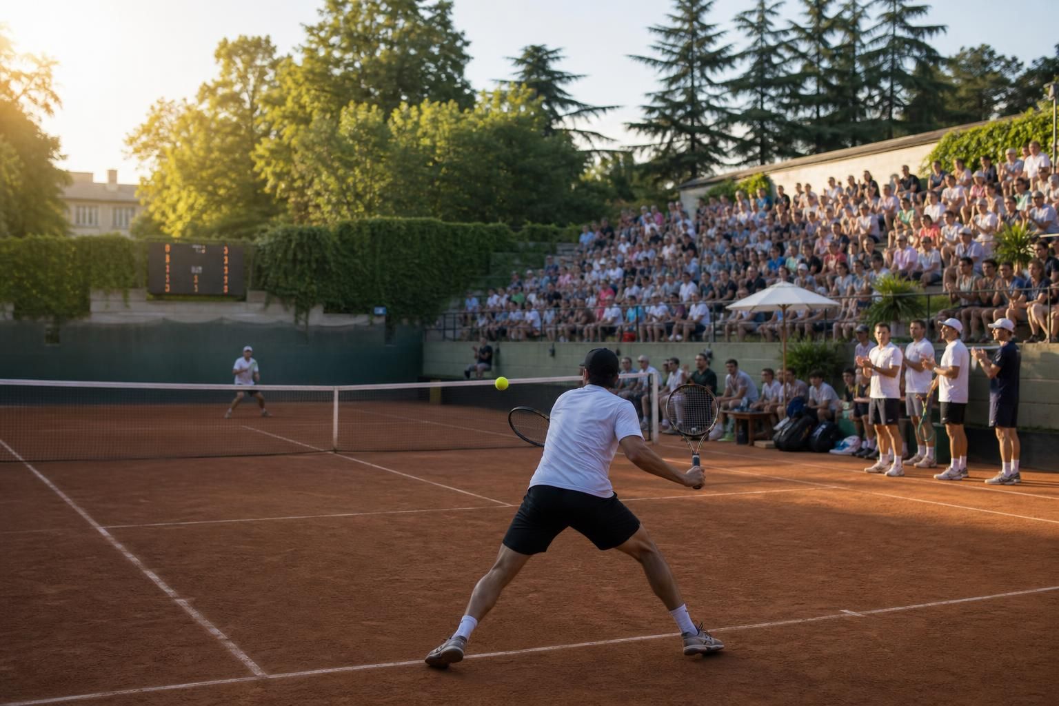 the arbresle open tennis tournament concludes after an intense month of fierce competition, featuring 400 passionate participants battling for victory.