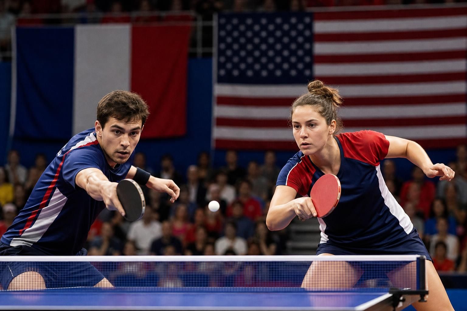watch the live table tennis world championships match as france faces the usa, featuring the exciting dynamic sibling duo. stay updated with real-time scores and thrilling gameplay!