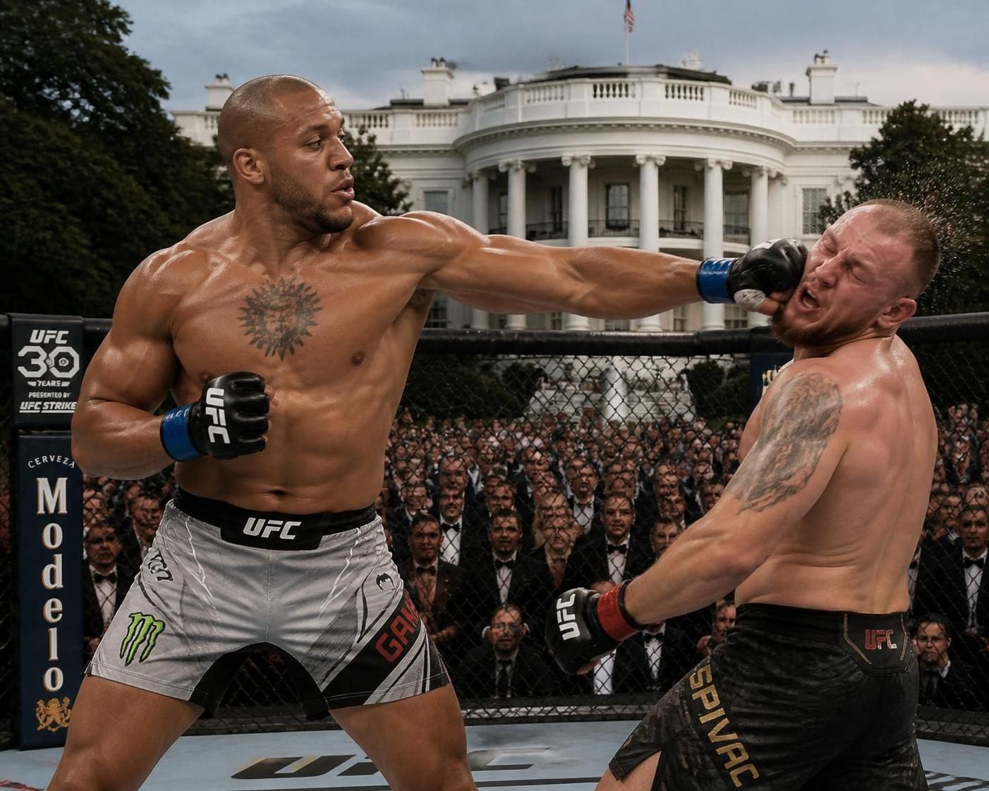 mma: gane crowned interim champion after a stunning victory against pereira, showcased on sport 365. discover the highlights and expert analysis.