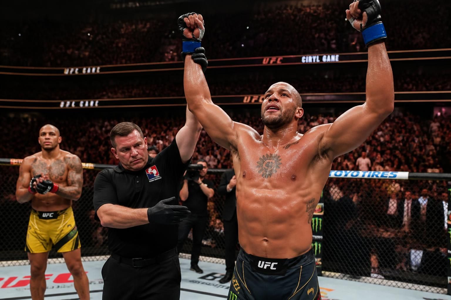 mma: gane crowned interim champion after a stunning performance against pereira, showcasing skill and determination. get the latest updates on sport 365.