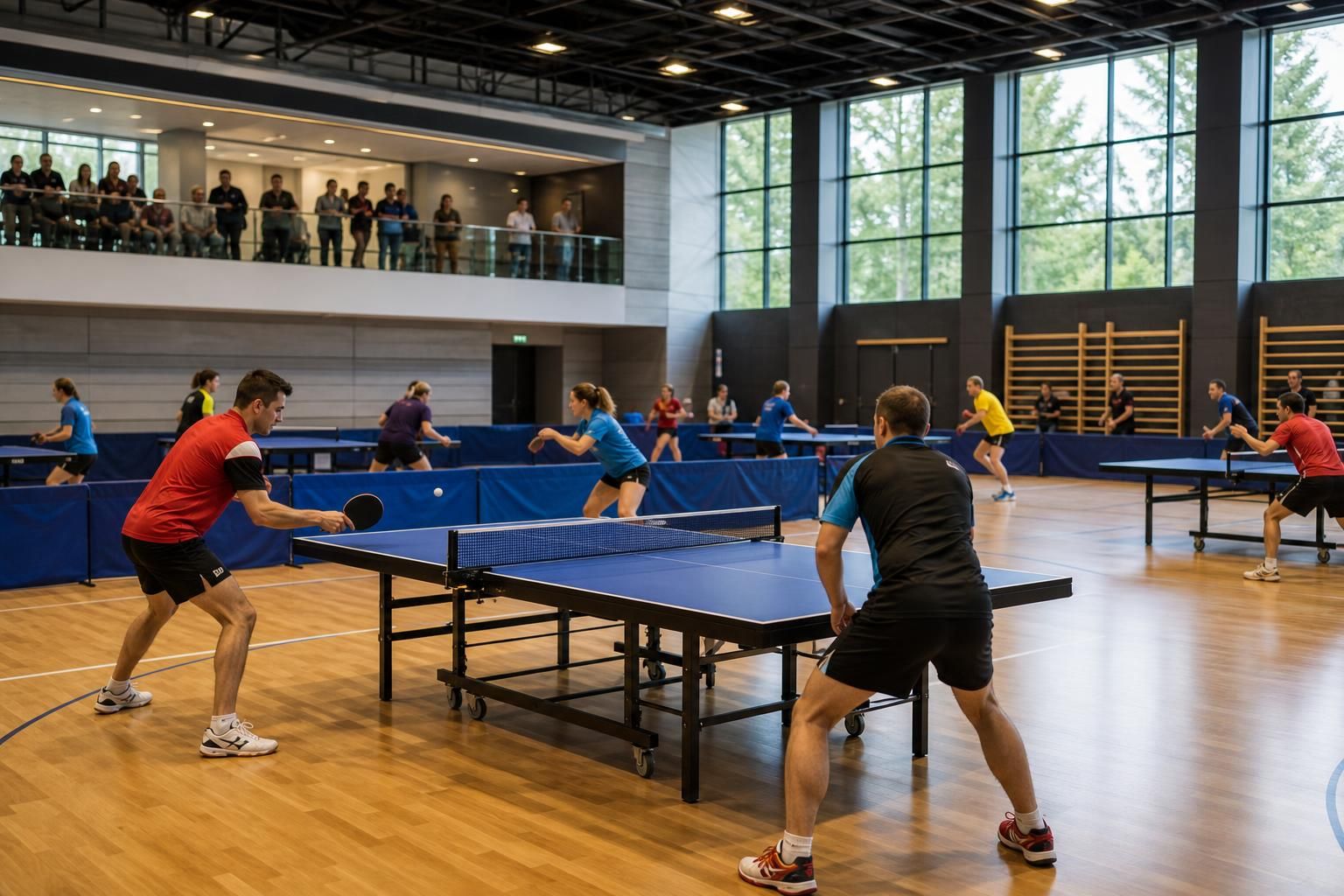 discover how the plescop table tennis players made an impressive debut in the new sports hall, showcasing their skills and team spirit in an exciting inaugural event.