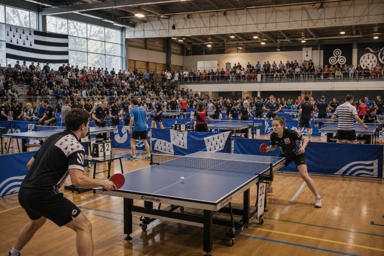 pontivy welcomes 250 table tennis players from brittany for an exciting and competitive tournament, showcasing top regional talent and thrilling matches.