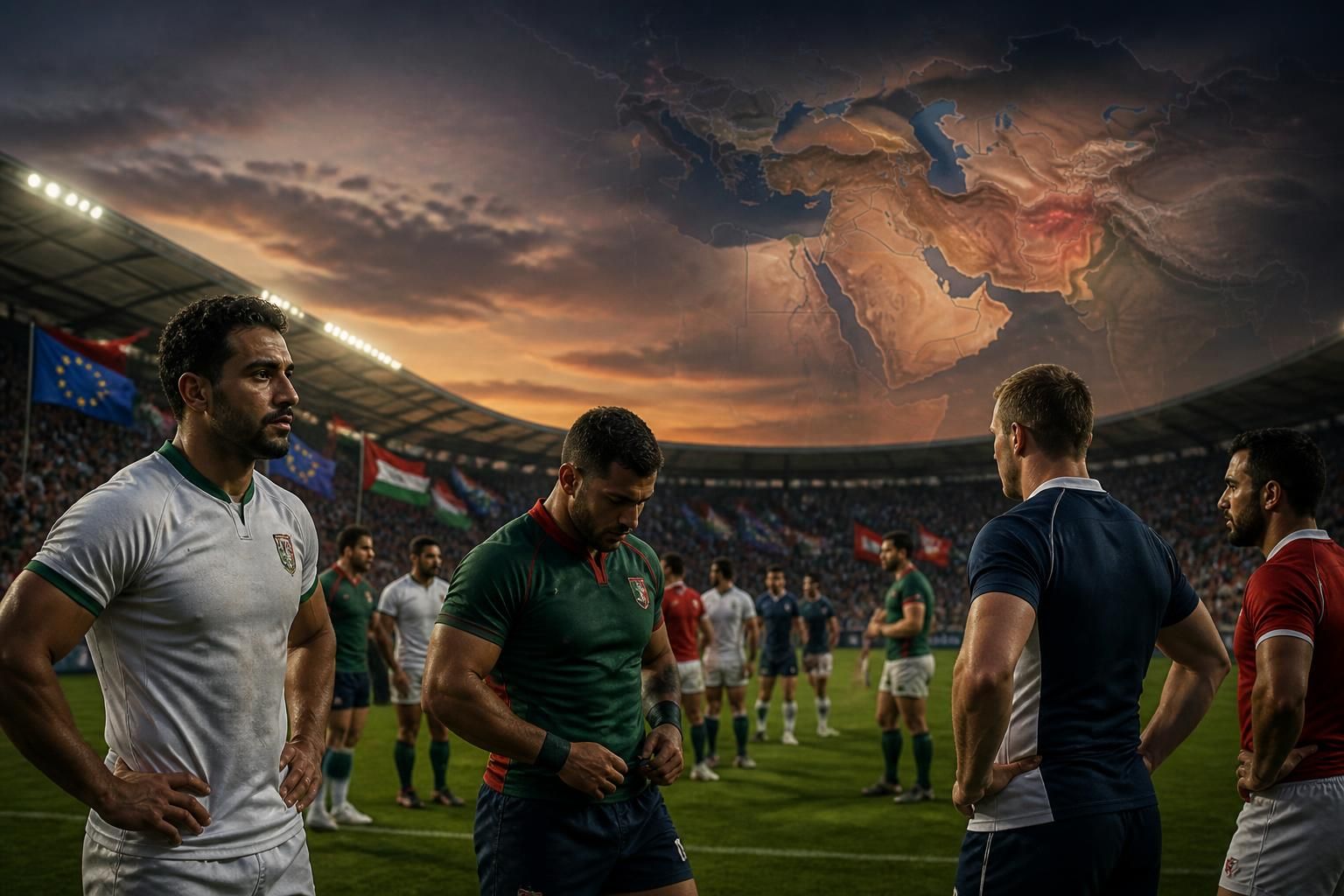 explore the potential impact of the middle east conflict on the upcoming nations league partnership in rugby, analyzing risks and future prospects.