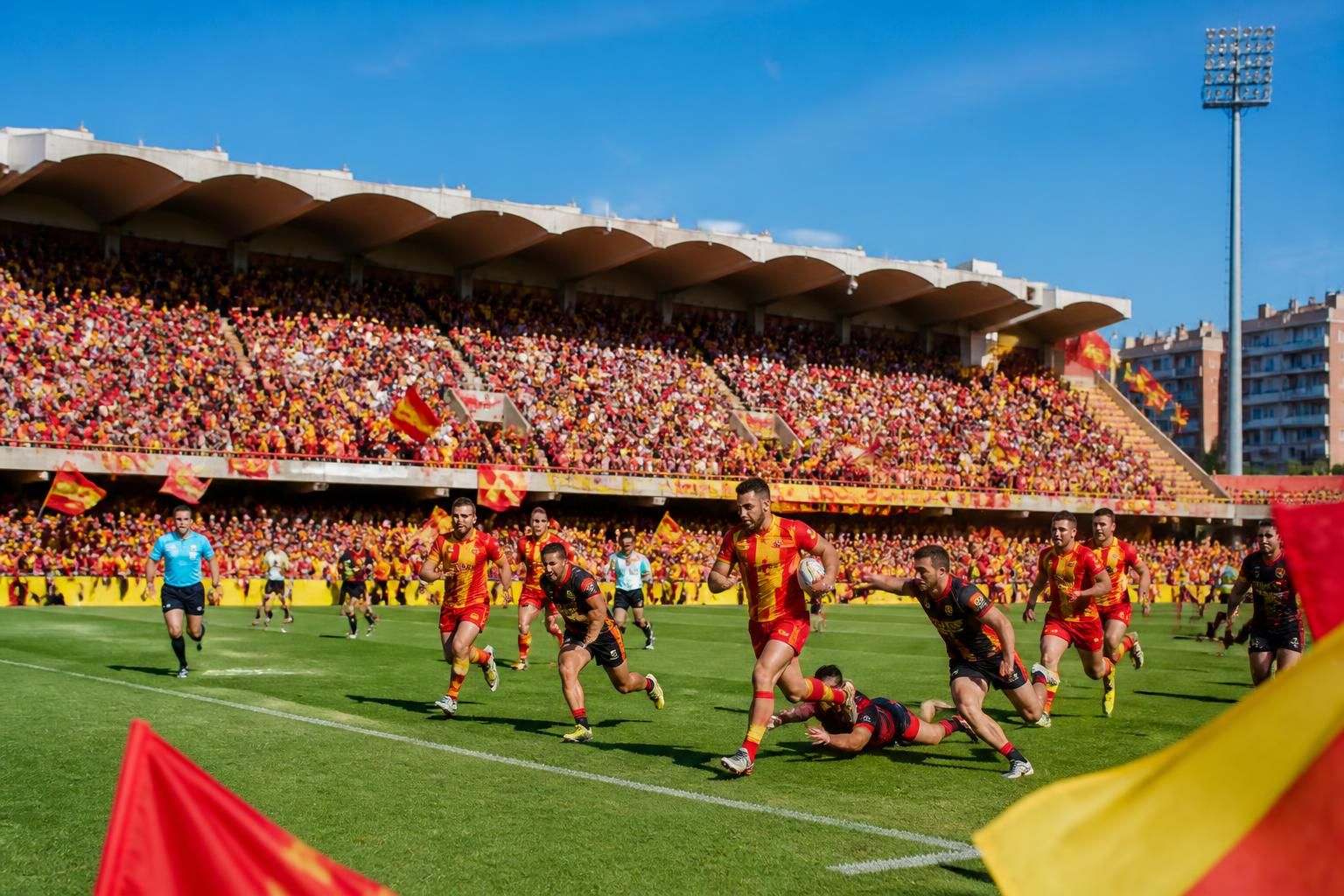celebrate the 20th anniversary of the dragons catalans rugby league with a special match at jean-bouin stadium this june. join the excitement and honor two decades of sporting excellence.