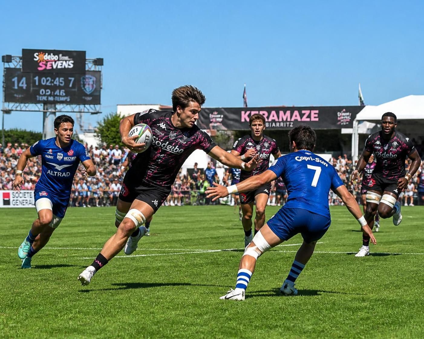 dĂ©couvrez un week-end exceptionnel de rugby Ă 7 Ă keramaze, oĂč le niveau de jeu a atteint des sommets remarquables, offrant des matchs passionnants et un spectacle sportif inoubliable.