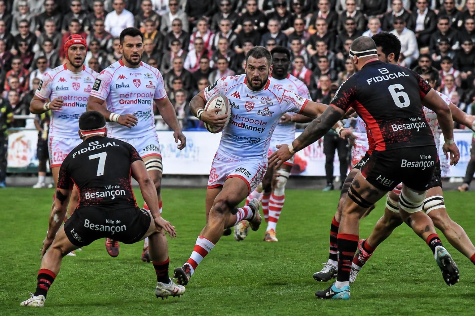 discover the thrilling match in rugby fédérale 1 where nancy seichamps secured a well-deserved victory against besançon, showcasing skill and determination.