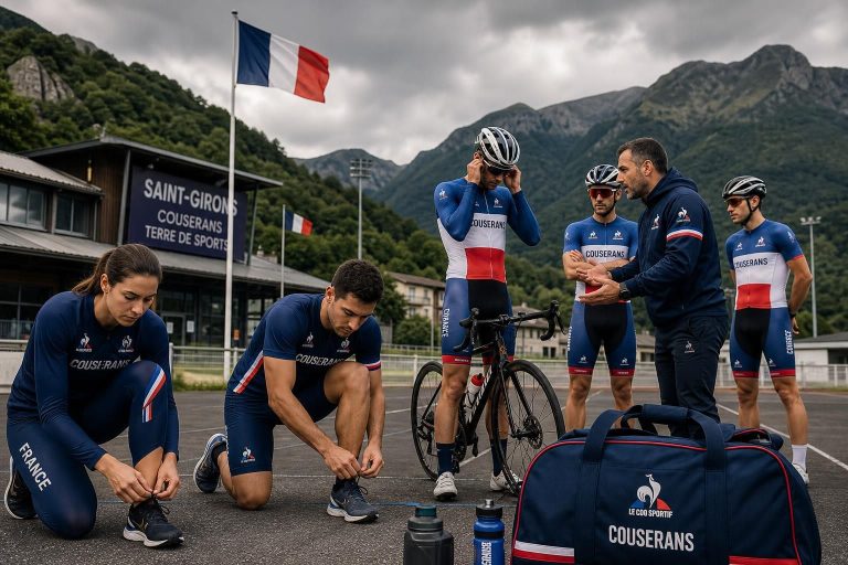 saint-girons: couserans athletes prepare intensely for the upcoming french cup showdown, showcasing their dedication and competitive spirit.