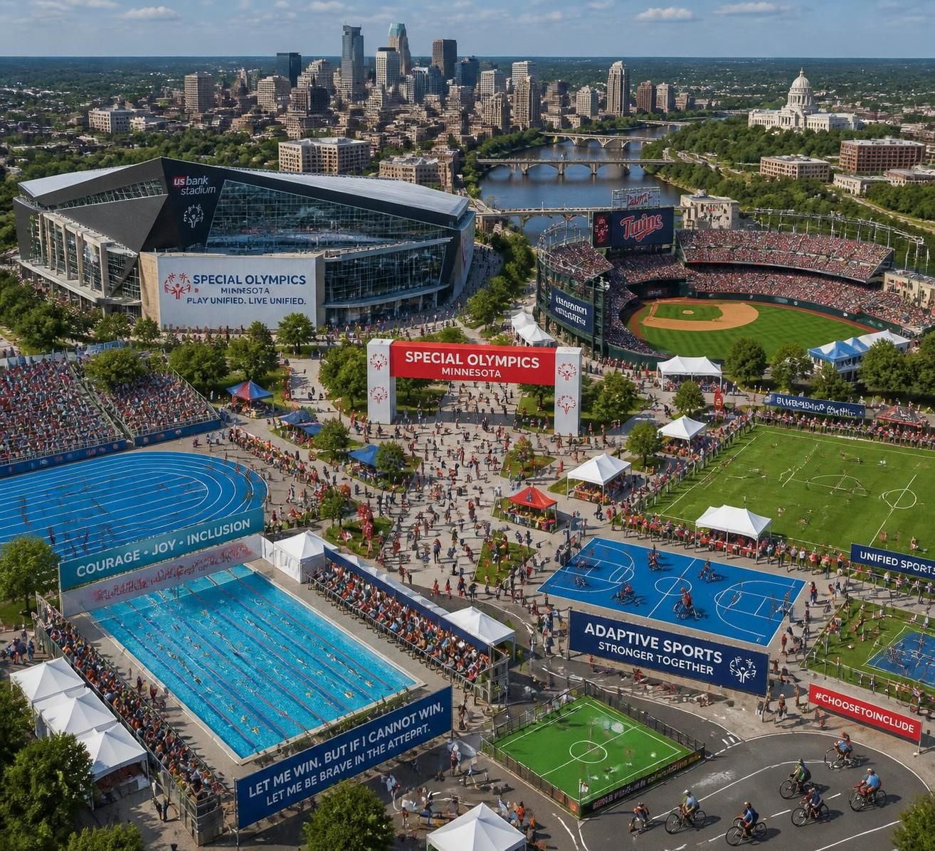 discover the full schedule of events for the special olympics across the twin cities, featuring a diverse lineup of sports and activities celebrating athletes of all abilities.