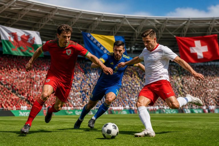 get expert predictions and analysis on switzerland's chances and the possible winner between wales and bosnia and herzegovina in the 2026 world cup qualifiers.