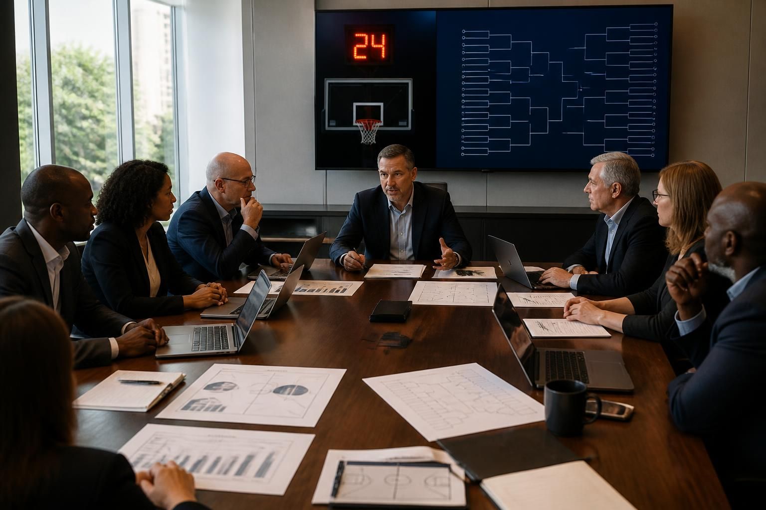 the tssaa board is evaluating proposals to introduce a basketball shot clock and implement rpi-based tournament seeding, aiming to enhance game pace and competitive fairness.