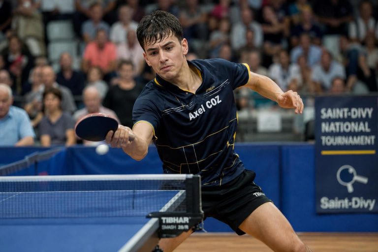 discover axel coz's inspiring journey of personal growth and triumph at the saint-divy national table tennis tournament.