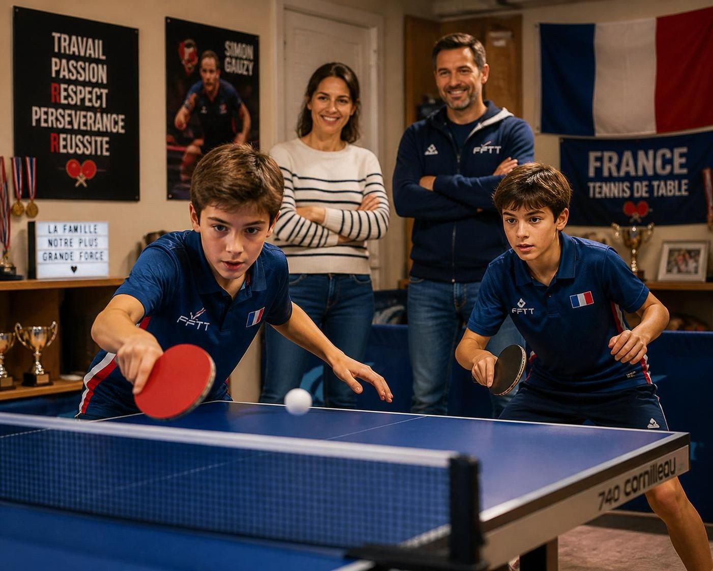 discover how the lebrun brothers' mother inspired their dad to drive their remarkable success in table tennis, showcasing a family story of dedication and triumph.
