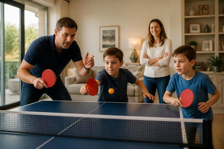 discover the inspiring story of how the lebrun brothers' mom motivated their dad to support and drive their success in table tennis.