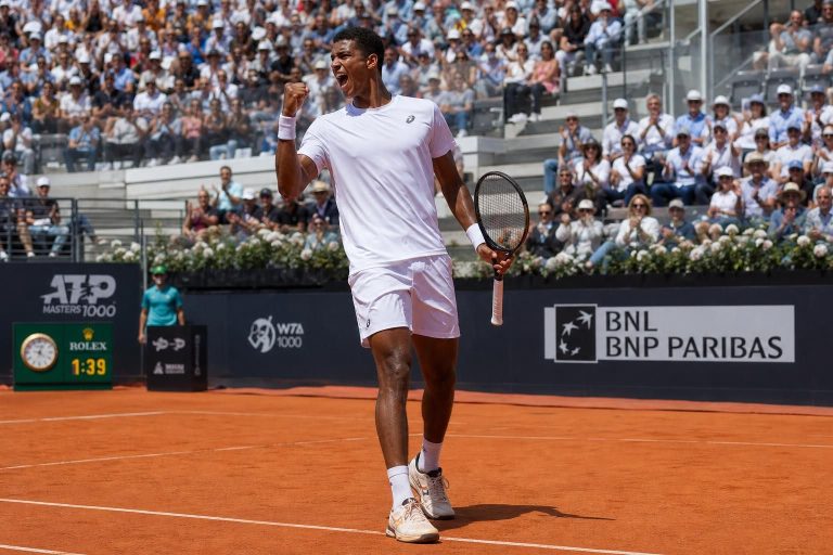 tennis - atp rome: mpetshi perricard makes a triumphant return to the court, showcasing impressive skills and determination at sport 365.