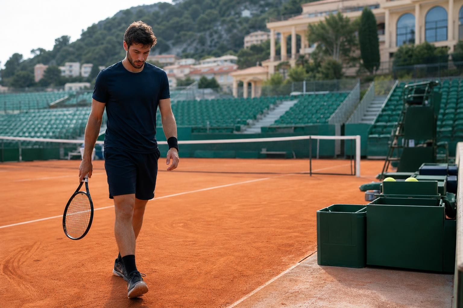 tennis showdown: atmane's exit means no french players remain in the monte-carlo round of 16, highlighting a challenging tournament for france.