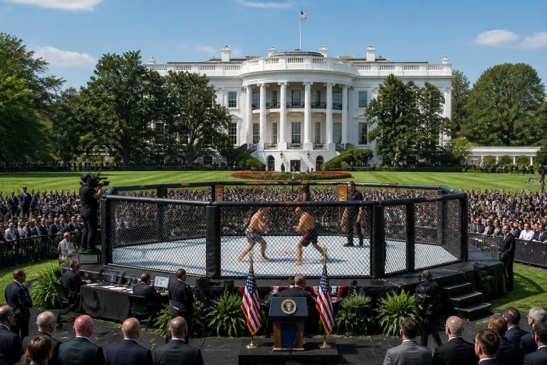 the white house will host an exclusive mma tournament organized by donald trump, showcasing top fighters in an unprecedented event.