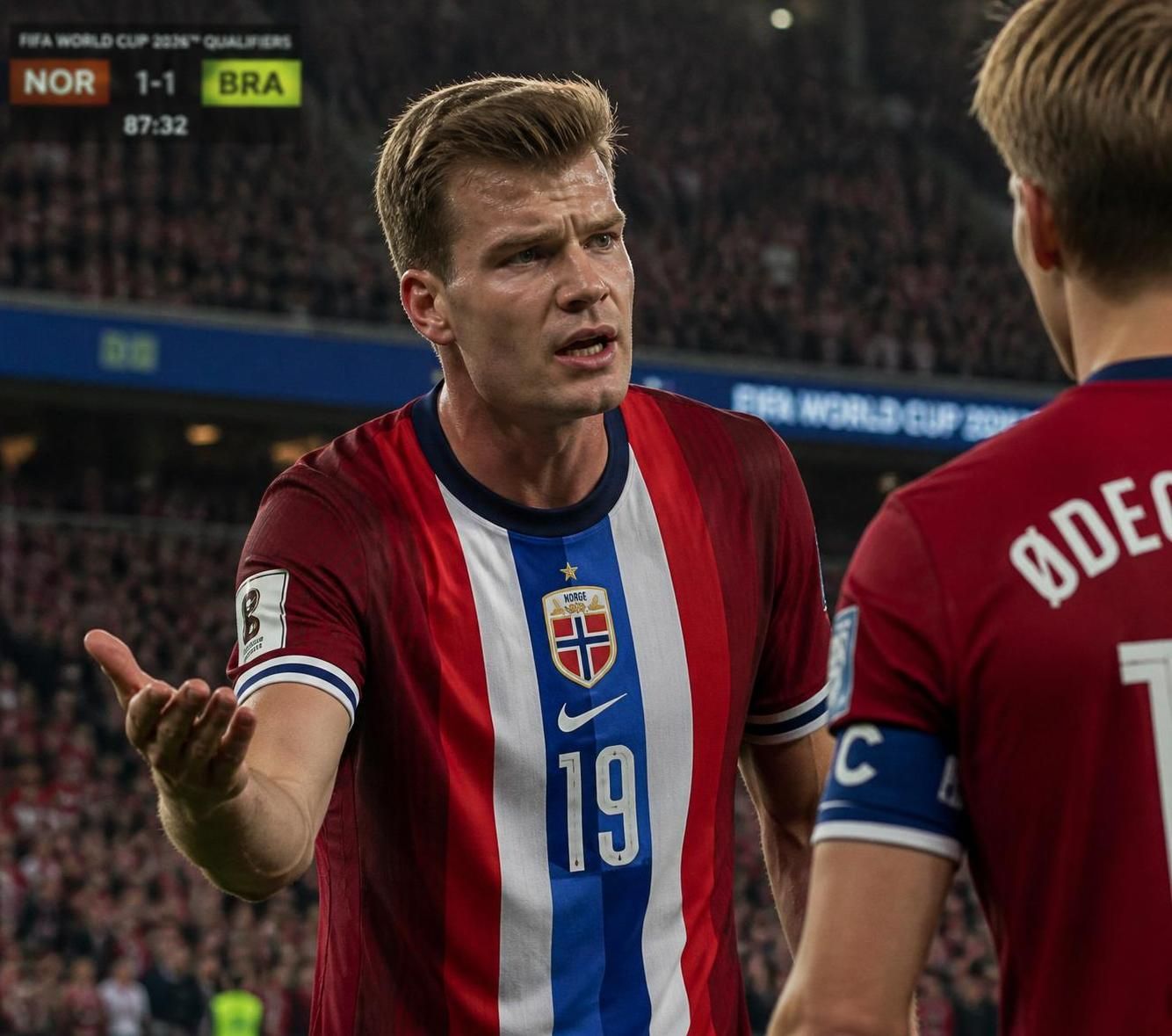 alexander sorloth explains his decision to not pass to erling haaland during a crucial moment for norway, revealing the thought process behind the choice in a high-pressure situation.