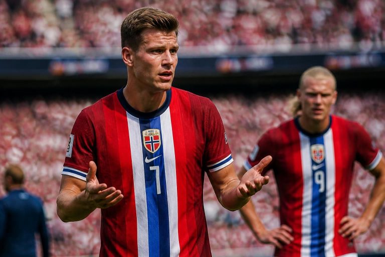 alexander sorloth explains his decision not to pass to erling haaland during norway's crucial match moment, revealing the reasoning behind his choice.