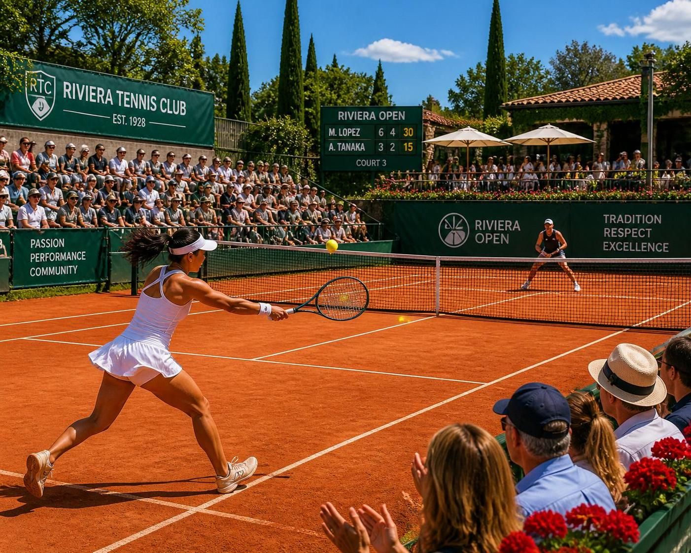 blausasc tennis club marks 100 years with a grand open tournament, featuring over 100 players in a spectacular celebration of its century milestone.