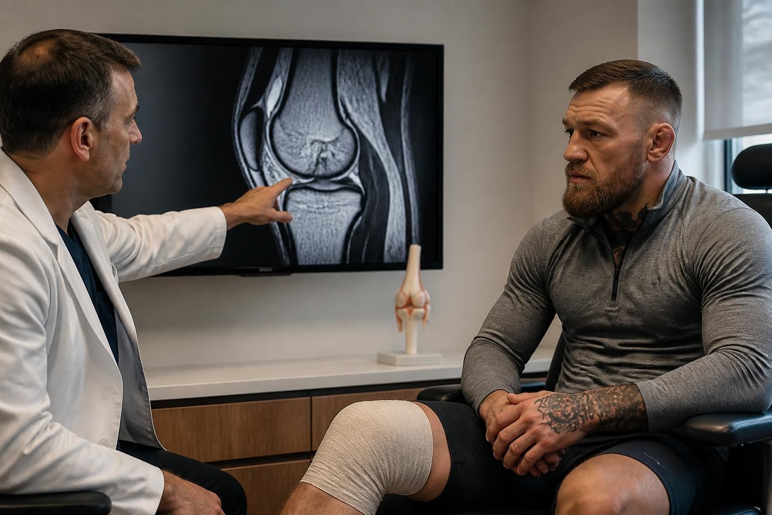 conor mcgregor reveals his knee injury diagnosis and provides an estimated timeline for his comeback, sharing updates on his recovery progress.