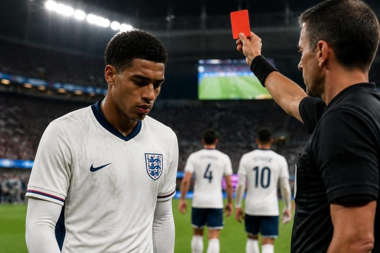 england's jarell quansah to serve a two-match suspension after receiving a red card in the world cup.