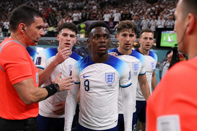 folarin balogun makes history by becoming the second player to have a world cup red card overturned, marking a groundbreaking first in the tournament's history.