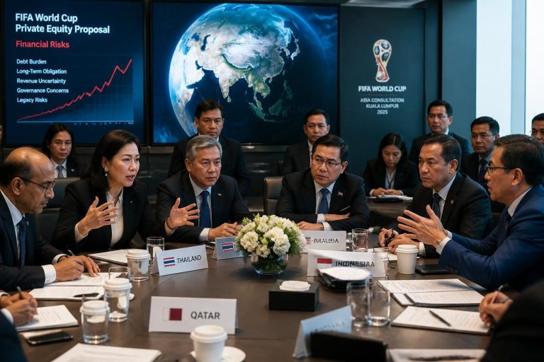 growing opposition emerges against fifa's world cup private equity proposal, with asia highlighting significant emerging risks and concerns over financial and regulatory impacts.