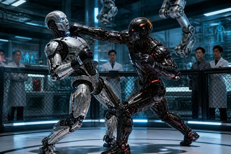 discover the future of robotics as advanced robots compete in an mma octagon in china, showcasing groundbreaking innovations from a cutting-edge laboratory. stay informed with rtbf news.