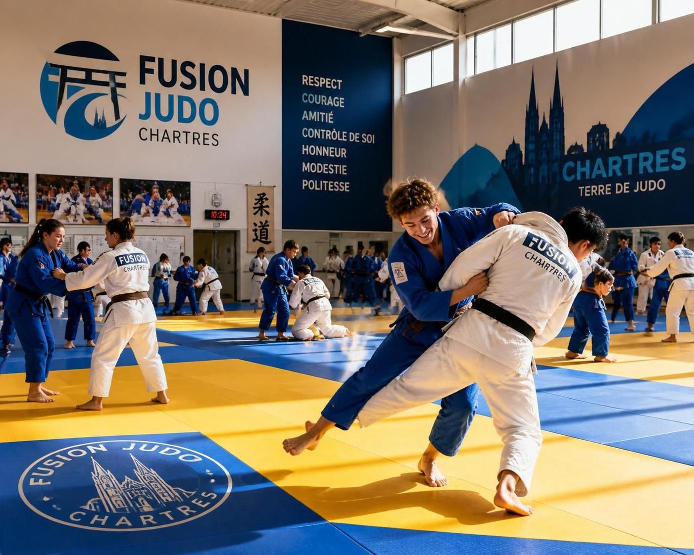 discover judo fusion, a newly established club in chartres that is quickly rising to become the third largest judo club in the region, offering excellent training and a vibrant community.