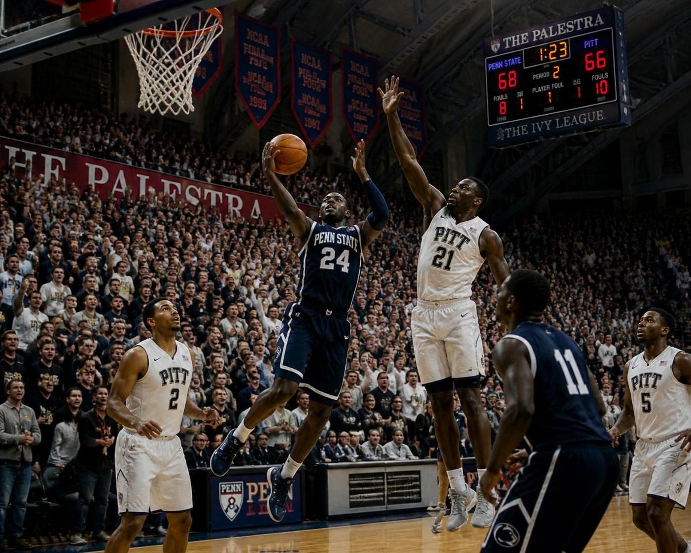 experience the thrilling resurgence of the historic nittany lions vs. pitt rivalry on the legendary palestra court in men's basketball, showcasing intense competition and timeless tradition.