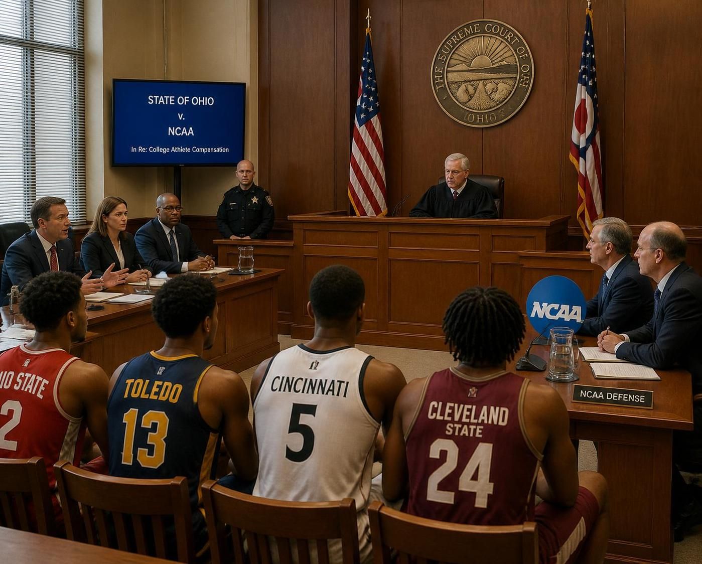 ohio judge issues injunction in favor of athletes challenging ncaa eligibility rules, supporting their lawsuit and impacting college sports regulations.