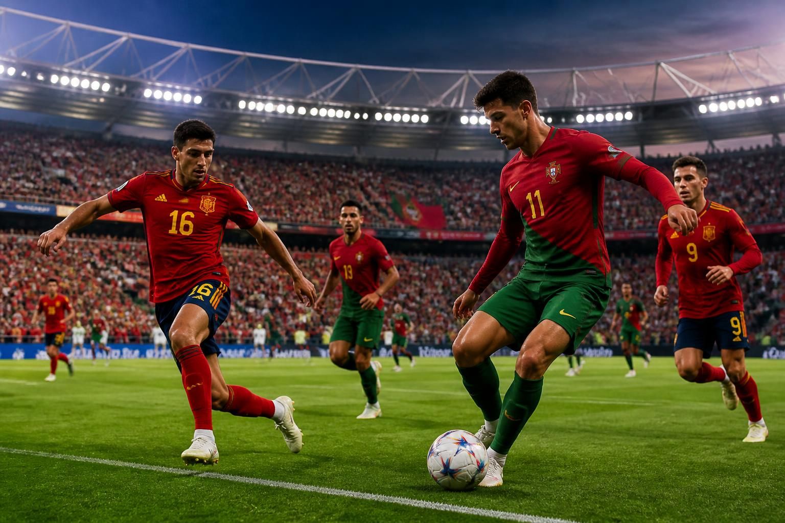 watch the exciting portugal vs. spain world cup clash live online for free. don't miss a moment of the action with our seamless live stream coverage.