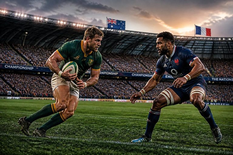 découvrez les horaires et les chaînes pour suivre en direct le match décisif australie vs france dans le championnat des nations de rugby. ne manquez aucune action !